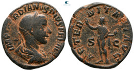 Gordian III AD 238-244. Rome. Sestertius Æ