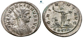 Aurelian AD 270-275. Rome. Antoninianus Æ silvered