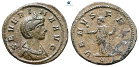 Severina AD 270-275. Rome. Denarius Æ