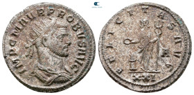 Probus AD 276-282. Siscia. Antoninianus Æ silvered