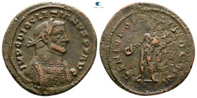 Diocletian AD 284-305. Rome. Follis Æ