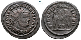 Maximianus Herculius AD 286-305. Cyzicus. Radiatus Æ