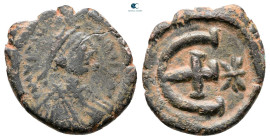 Justinian I AD 527-565. Antioch. Pentanummium Æ