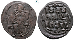 Constantine IX Monomachus AD 1042-1055. Constantinople. Anonymous Follis Æ