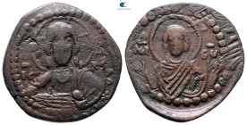 Romanus IV Diogenes AD 1068-1071. Constantinople. Anonymous Follis Æ