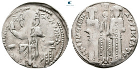 Andronicus II Palaeologus, with Michael IX AD 1282-1328. Constantinople. Basilikon AR