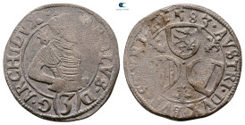 Austria. Graz. Erzherzog Karl AD 1564-1590. 3 Kreuzer AR 1583
