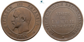 France. Napoleon III AD 1852-1870. 10 Centimes CU 1853