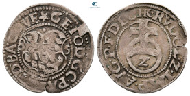 Germany. Pfalz-Veldenz. Georg Johann AD 1544-1592. 2 Kreuzer AR 1585