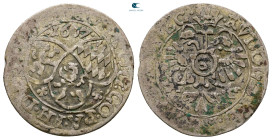 Germany. Pfalz-Zweibrücken. Johann II AD 1604-1635. 3 Kreuzer AR 1607