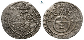Germany. Pfalz-Neuburg. Wolfang Wilhelm AD 1614-1653. 2 Kreuzer AR 1628
