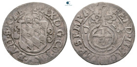 Germany. Heidelberg. Maximilian I, Elector of Bavaria AD 1623-1651. 2 Kreuzer AR 1625