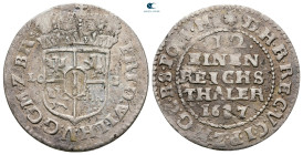 Germany. Brandenburg-Preussen, Berlin. Friedrich Wilhelm AD 1640-1688. 1/16 Thaler AR 1687