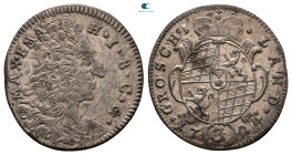 Germany. München. Maximilian Emanuel AD 1679-1726. 3 Kreuzer AR 1724