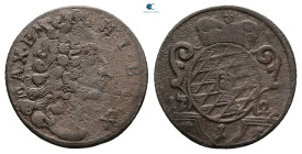 Germany. München. Maximilian Emanuel AD 1679-1726. 1 Kreuzer BI 1712