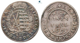 Germany. Sachsen. Friedrich August I AD 1694-1733. 1/12 Thaler AR 1695