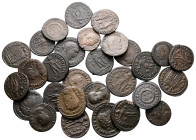 Lot of ca. 30 roman bronze coins / SOLD AS SEEN, NO RETURN!Very Fine