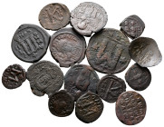 Lot of ca. 15 byzantine bronze coins / SOLD AS SEEN, NO RETURN!Very Fine