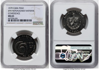 Republic copper-nickel "6th Nonaligned Nations Conference" Peso 1979 MS65 NGC, Havana mint, KM191, Aledon-018. Mintage: 3,000. HID09801242017 © 2023 H...