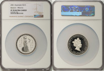 British Administration. Elizabeth II silver Proof "Bonomi Pattern - Minerva" 10 Pounds (2 oz) 2021 PR70 Ultra Cameo NGC, Commonwealth mint, KM-Unl. Mi...