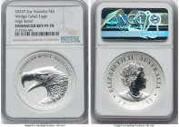 Elizabeth II silver High Relief Enhanced Reverse Proof "Wedge-Tailed Eagle" 2 Dollars (2 oz) 2022-P PR70 NGC, Perth mint, KM-Unl. HID09801242017 © 202...