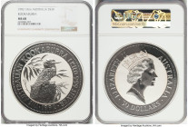 Elizabeth II silver "Kookaburra" 30 Dollars (1 Kilo) 1992-P MS68 NGC, Perth mint, KM178. HID09801242017 © 2023 Heritage Auctions | All Rights Reserved...