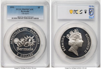 Elizabeth II silver Proof "Olympics" 5 Dollars 1992 PR69 Deep Cameo PCGS, Royal Mint, KM79. Mintage: 1250. HID09801242017 © 2023 Heritage Auctions | A...
