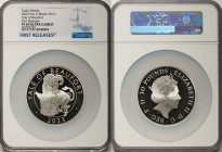 Elizabeth II silver Proof "Tudor Beasts - Yale of Beaufort" 10 Pounds (5 oz) 2023 PR69 Ultra Cameo NGC, KM-Unl., S-Unl. Limited Edition Presentation: ...