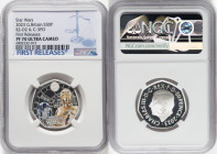 Charles III silver Colorized Proof "R2-D2 & C-3PO" 50 Pence 2023 PR70 Ultra Cameo NGC, Mintage: 12,510. Star Wars series. First Releases. HID098012420...