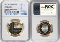 Charles III gilt-silver Proof "Ada Lovelace" 2 Pounds 2023 PR70 Ultra Cameo NGC, Mintage: 1,760. Edge Inscription: INNOVATION IN SCIENCE LOVELACE. Fir...