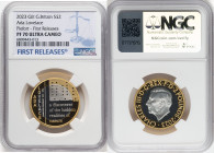 Charles III gilt-silver Proof Piefort "Ada Lovelace" 2 Pounds 2023 PR70 Ultra Cameo NGC, Mintage: 760. Edge Inscription: INNOVATION IN SCIENCE LOVELAC...