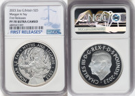 Charles III silver Proof "Morgan le Fay" 5 Pounds (2 oz) 2023 PR70 Ultra Cameo NGC, Mintage: 510. Myths and Legends series. First Releases. HID0980124...