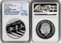 Charles III silver Proof "The Police" 5 Pounds (2 oz) 2023 PR70 Ultra Cameo NGC, Mintage: 706. Music Legends series. First Releases. HID09801242017 © ...