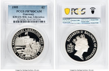 Elizabeth II Proof "50th Anniversary of Liberation" 2 Pounds 1995 PR70 Deep Cameo PCGS, KM61b. HID09801242017 © 2023 Heritage Auctions | All Rights Re...