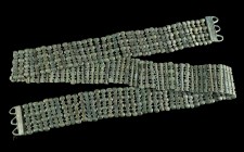 Hallstatt/Late Bronze Age Belt
8th century CE
Bronze, ~132 cm
Mounted on a modern string.
Very fine condition.
Ex. Coll. M.D., acquired at the eu...