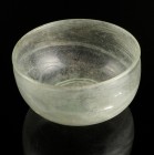 Roman Glass Bowl
1st-3rd century CE
Greenish Glass, 104 mm
Intact.
Very fine condition. Small cracks.
Ex. Coll. B.K., acquired at the european ar...