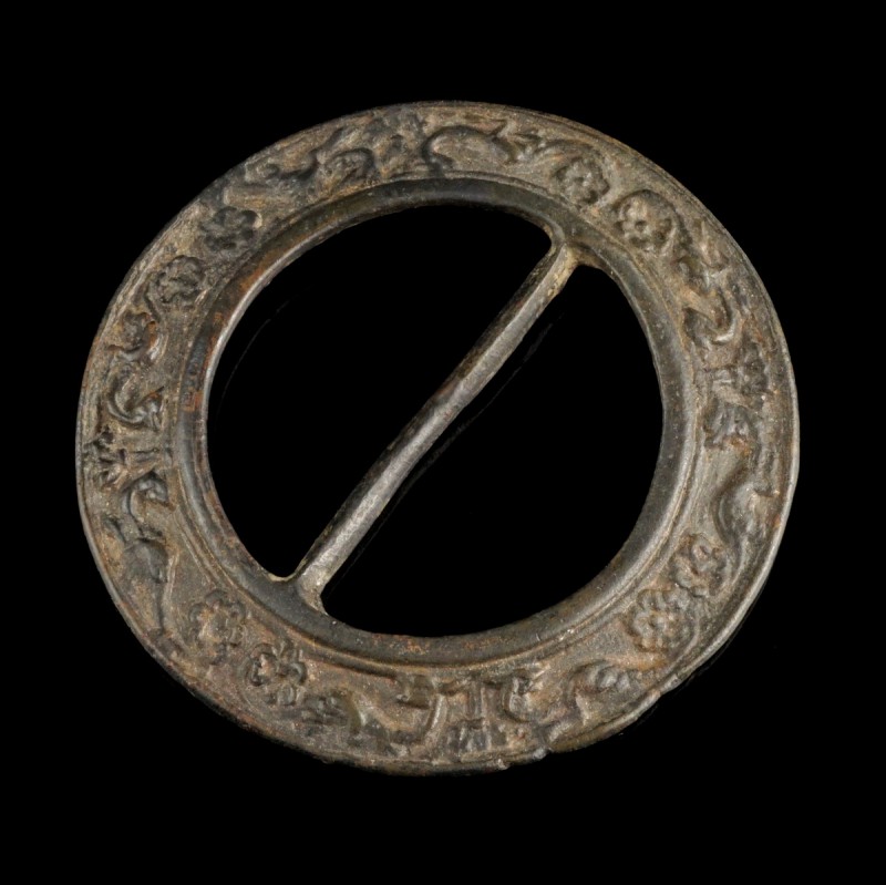 Early Modern Age Strap Mount
15th-16th century CE
Bronze, 60 mm
Showing drago...