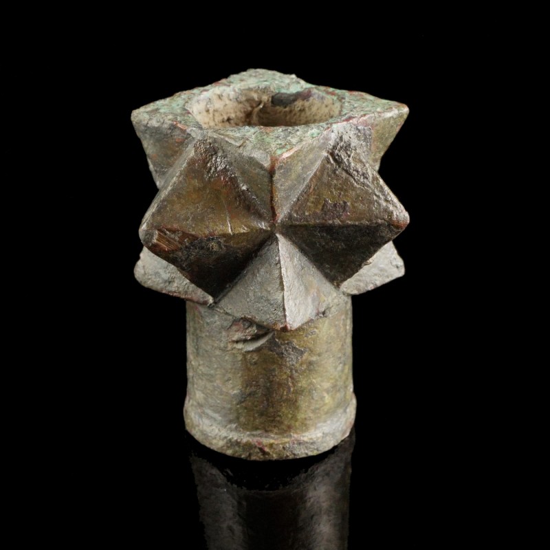 Medieval Mace Head
13th-14th century CE
Bronze, 53 mm

Very fine condition. ...