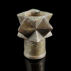 Medieval Mace Head
13th-14th century CE
Bronze, 53 mm

Very fine condition. 
Ex. Coll. M.D., acquired at the european art market.; Ex. St. Paul A...