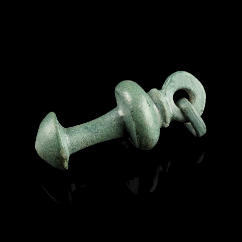 Celtic Belt Pendant
3rd-1st century BCE
Bronze, 31 mm
Intact. 
Excellent con...