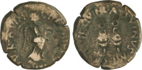 Celtiberian Coins
Semis. 27 a.C.-14 d.C. ÉPOCA DE AUGUSTO. CARTAGONOVA (CARTAGENA, Murcia). Anv.: P. BAEBIUS POLLIO II VIR. QVIN. Victoria a derecha....