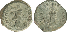 Celtiberian Coins
Senis. 14-36 d.C. ÉPOCA DE TIBERIO. CARTEIA (SAN ROQUE, Cádiz). Anv.: GERMANICO ET DRVSO. Cabeza femenina con corona mural a derech...