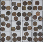 Peseta Period
Alfonso XIII
Lote 50 monedas 2 Céntimos. 1911 (*11). P.C.-V. A EXAMINAR. MBC a EBC+.