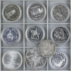 World Coins
Canada
Lote 10 monedas 1 a 10 Dollar. 1965 a 2013. AR. Todas diferentes y todas commemorativas excepto 1 Dollar 1965 tipo canoa. Todas d...
