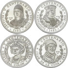 World Coins
Cuba
Lote 4 monedas 10 Pesos. 1990. AR. V Centenario: Isabel y Fernando, Cristóbal Colón y Juan de la Cosa. Tirada: 5.000 piezas de cada...