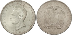 World Coins
Ecuador
5 Sucres. 1944-Mo. MÉXICO. 24,94 grs. AR. KM-79. SC-.