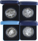 World Coins
France
Lote 8 monedas 100 Francs- 15 Ecu. 1990, 91, 92, 93. AR. Carlomagno, Descartes, Monet (2), Natación, Fútbol, Arco de Triunfo, Pue...