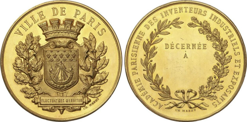 World Medals
Académie Parisienne des Inventeurs Industriels et Exposants. FRANC...