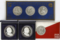 World Medals
Lote 6 medallas. ALEMANIA (2), POLONIA (4). AR (2), CuNi. ALEMANIA: 2x J.B. Trommsdorff en AR.POLONIA: 3 medallas Juan Pablo II y una 70...