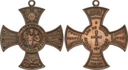 World Medals
Leon XIII. 21 Mayo 1892. VATICANO. 19,62 grs. AE. Ø 55 mm. San Antonio de Padua. 100 días de indulgencia. EBC-.